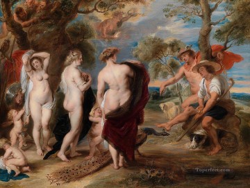 Pedro Pablo Rubens Painting - El juicio de París Barroco Peter Paul Rubens